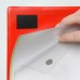 FixtureDisplays® Solid yellow Magnetic Closure Pocket - Plain-Back - 8 ½